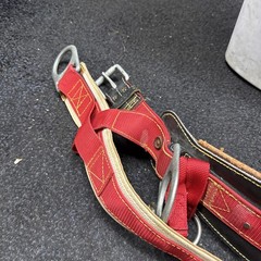 Climb Right Spyder MFG Climbing Saddle Lanyard Kit Weaver Leather Pads 1030