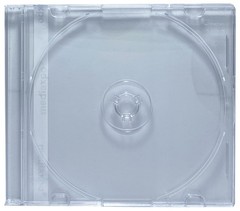 50 SLIM SUPER Clear CD Jewel Cases & 100 OPP Bags