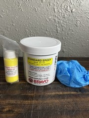 S Bravo Standard Epoxy Kit Item EP100 Clear Adhesive Repair Compound 7oz Total