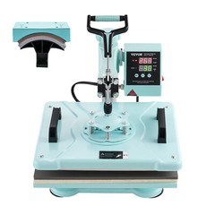 VEVOR Heat Press Machine 12×15 in 2 in 1 Heat Transfer Machine for T-Shirts Hats