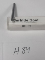 1 NEW FALCON 1/8″ SHANK CARBIDE BURR SK-42 (90° ANGLE) SINGLE CUT (H89)
