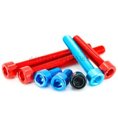 Colorful Aluminum Alloy 7075 Hex Socket Bolt Cap Head Screws M3 M4 M5 M6