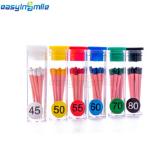 60/120pcs Dental Gutta Percha Points Full Taper 0.02/0.04/0.06 Size 15-40 45-80