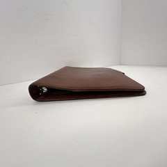 Franklin Covey Full Grain Italian Leather 7 Ring Binder Chestnut Brown Vintage