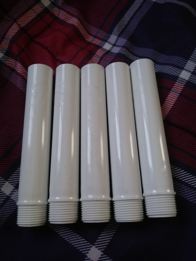 ( 5) 3/4″ 6″ PVC MALE EXTENSIONS NEW