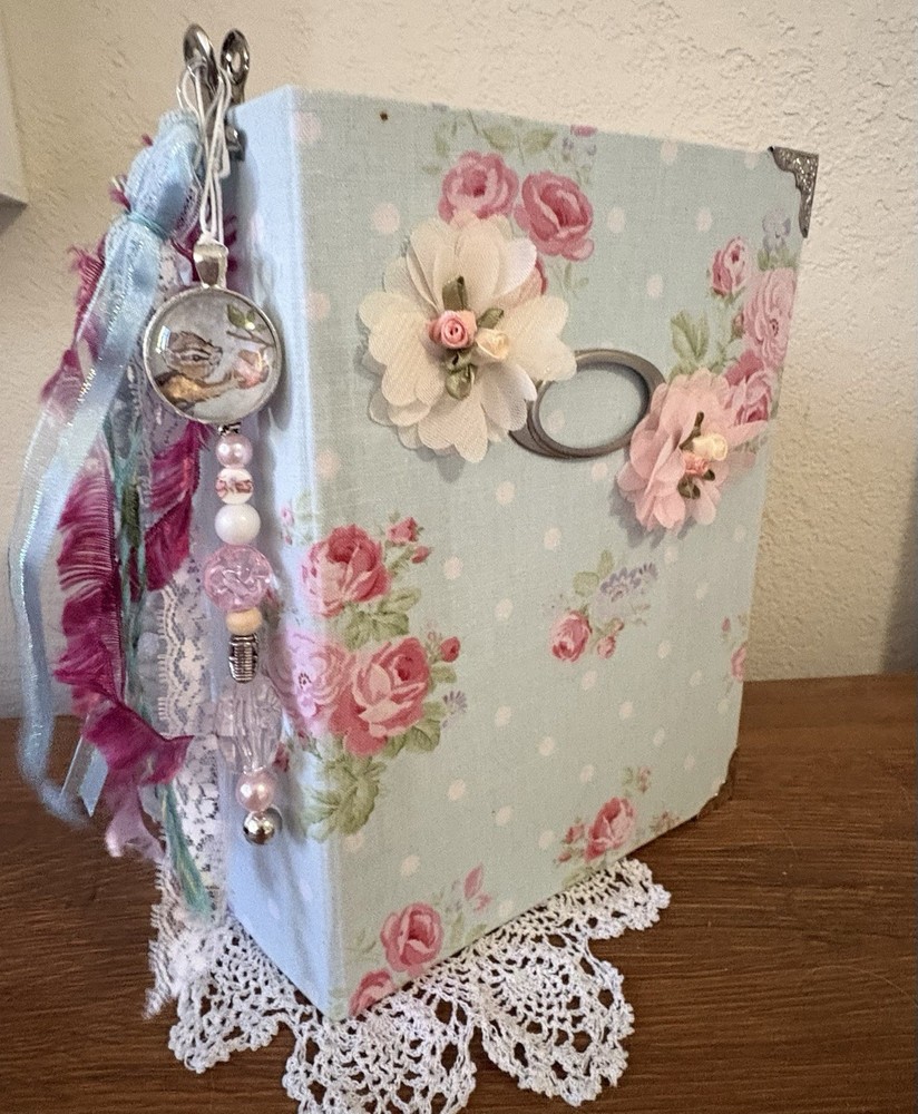 Handmade Keepsake Journal 14 double sided pages, “Whimsical Animals”