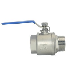 US Stock 2″ inch NPT threaded MALE to Female Full Port Ball Valve Stainless 304