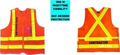 NYCTA Style Contractor High Visibility Reflective Safety Vest with Zips and Pock