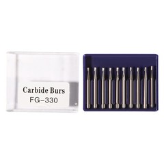 Dental Carbide Burs Tungsten Steel Bur FG# 330 Pear for High Speed Handpiece SA
