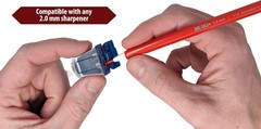 Vibrant 36 Count Cherry Red 2.0 mm Lead Refills – Ideal for Art & Carpentry