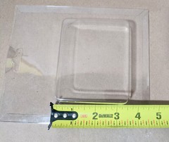 Lot 60: New Clear Plastic Clamshell Packaging Blister 7 1/8″ x 6″ Retail Display