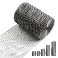 304 Stainless Steel Mesh Roll 5″ x 30ft Rodent Proofing Gap Blocker Wire Fabric