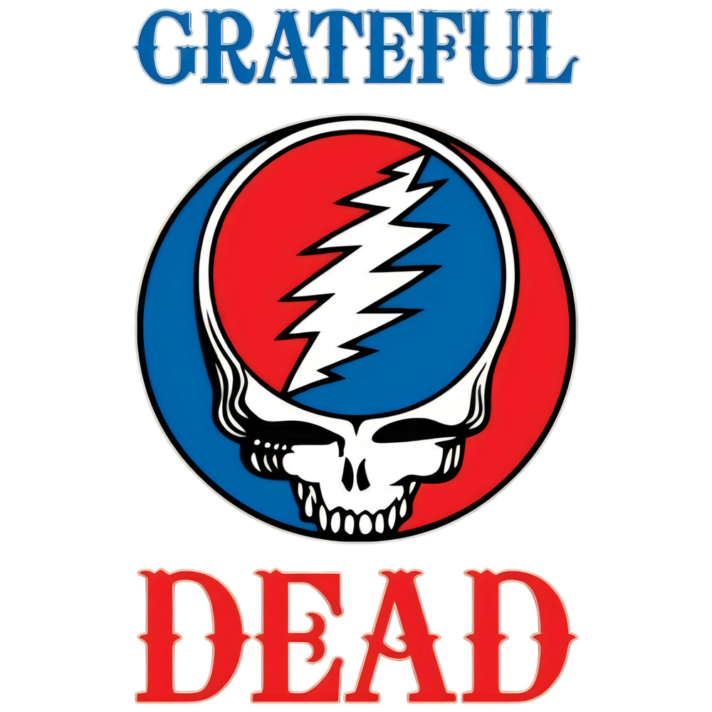 Sublimation Grateful Dead Skull Ready To Press Heat Transfer