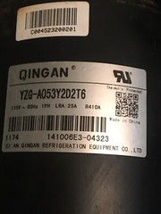 QINGAN YZG-AO53Y2D2T6 R410A Window AC Compressor 115 V