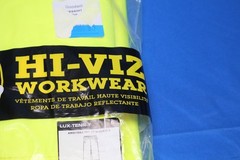 OccuNomix Hi-Viz Workwear Dual Stripe Size Small Safety Pants LUX-TENR-Y PL-C20