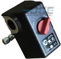 HEAVY DUTY CONDOR USA PRESSURE SWITCH, 26AMP, 11GA2E, 100/125 PSI,1/4″ FNPT,DPST