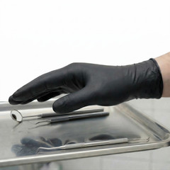 Black Disposable Nitrile Medical Exam Gloves 3 Mil X-Large, 1000 Gloves