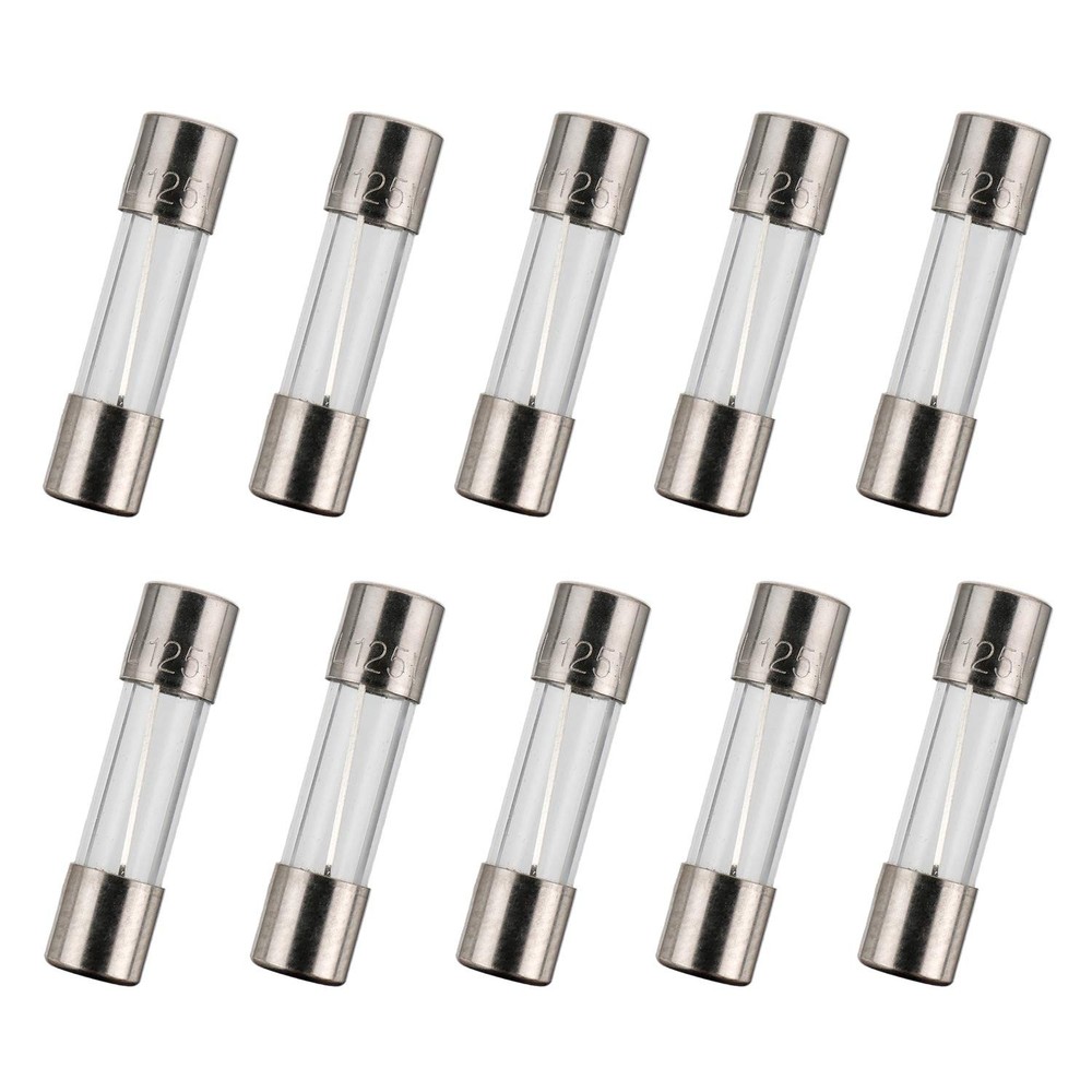 5×20 mm 6.3 A 6.3 amp 125 V 125 Volt 0.2×0.78 Inch F6.3AL125V Fast-Blow Glass…