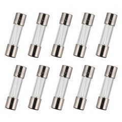 5×20 mm 6.3 A 6.3 amp 125 V 125 Volt 0.2×0.78 Inch F6.3AL125V Fast-Blow Glass…