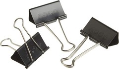 ACCO Brands Binder Clips Large 1 Box 12 Clips/Box (72100)