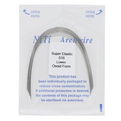 Dental Orthodontic Elastic Niti Arch Wire Round Ovoid 012 014 016 18 Upper Lower