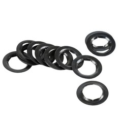 12 Pack Push-On Push Nuts for 5/8″ Dolly Axle Rods, Spring Steel Wheel Lock Wash