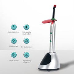1-10 Dental LED Curing Light Lamp 2000mw High Power Blue Light Ortho Bracket Use