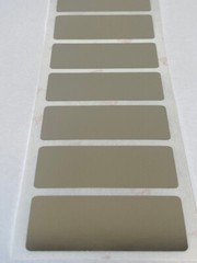 10,000 ROLL CHROME TAMPER EVIDENT VOID SECURITY LABELS – 1.75 X .75 IN.