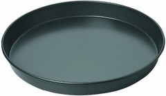 Chicago Metallic 14-Inch Deep Dish Pizza Pan, Nonstick Carbon 14-Inch, Silver
