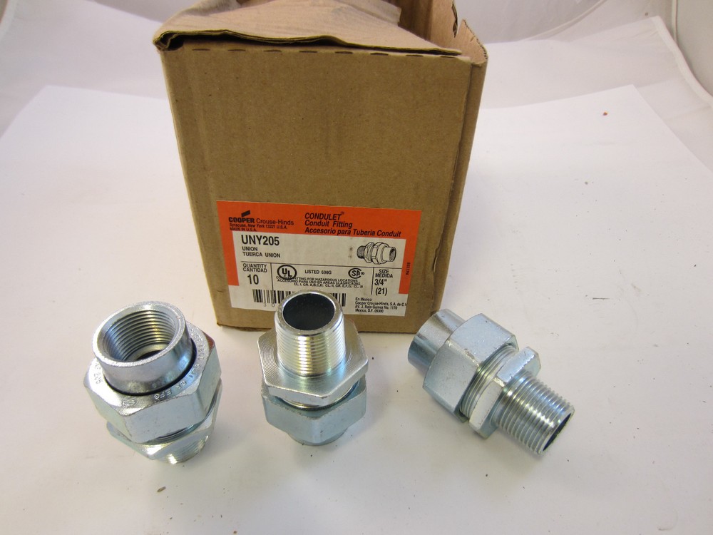 CROUSE HINDS UNY205 EXPLOSION PROOF UNION 3/4″ MALE/FEMALE THREADS