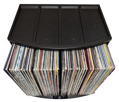 Vinyl Record Storage Holder Lp Box Scrapbook 12×12 Paper Rack Desktop Organizer