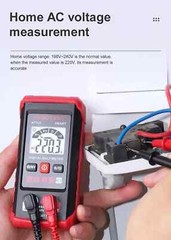 Digital Multimeter Tester AC DC Volt Ohm Amp Clamp Meter Auto Range LCD Handheld