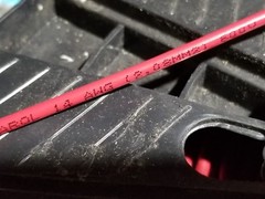 Carol 76812 #14awg Stranded Bare Copper PVC Hook Up Wire AWM MTW 600V Red /50ft