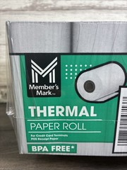 2 1/4inX85FT Thermal Paper Register Rolls 2pks