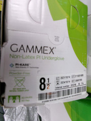 *50-Pairs* Ansell Gammex Non-Latex PI Underglove PF Size-8.5 Gloves 20687285