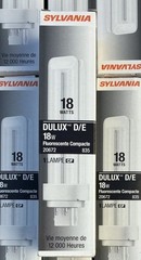 Sylvania 20672 18W CF18DD/E/835/ECO 4 Pin G24q-2 Brand New Lot of 36