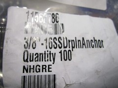 3/8″-16 Stainless Steel Drop-In Anchor QTY 350