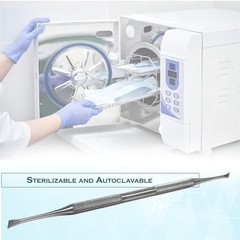 Dental Tarter Scraper Tool Pick, Double Ended-Tooth Scraper Stainless Steel 6″