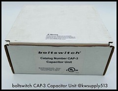 CAP-3 ~ Boltswitch CAP-3 120VAC In / 170VDC Out Capacitor Unit ~ Sealed Surplus