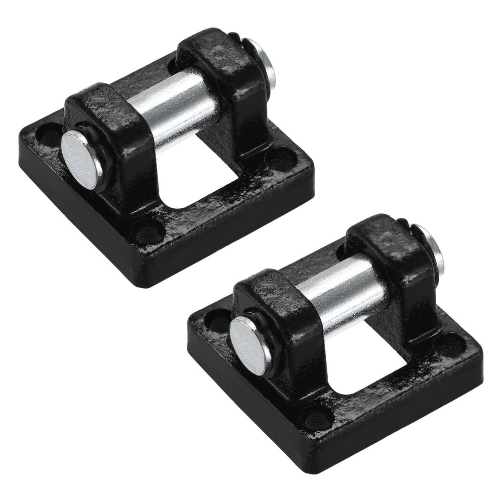 Cylinder Clevis Mounting Bracket 4 Bolt Holes 14mm Pin Mounting Base 2pcs