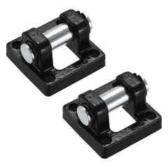 Cylinder Clevis Mounting Bracket 4 Bolt Holes 14mm Pin Mounting Base 2pcs