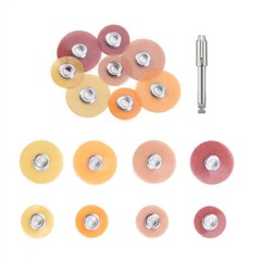 Dental Flex Composite finishing polishing discs Soft type 9.5/12.7mm 200pcs