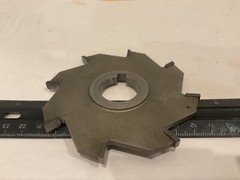Refurbished 4″ X .245″ X 1″ Carbide Tipped Straight Side Cutter, 8 Tooth
