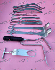 Shoulder Surgery Retractor System, Arthoplasty Orthopedic Instruments Set of 12
