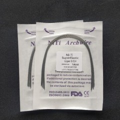 Dental Orthodontic Super Elastic NITI Arch Wires Round Natural Form Arcs Wire