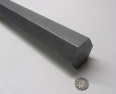 4140 Alloy Steel Hex Rod 2.00″ Hex x 6 Foot Length