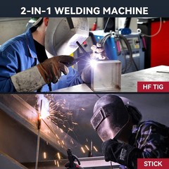 ARCCAPTAIN TIG Welder 200A DC HF TIG/Stick 2 in 1 Inverter Welding Machine LED🔥