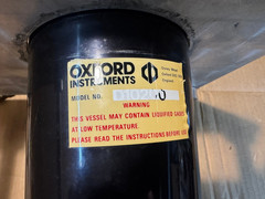 Oxford Instruments Model D10200 Cryogenic Dewar Variable Temperature Insert Assy