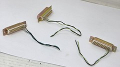 (Lot of 4) D-Sub 25 Pin Male Connector for Harris Macom GE Mastr III