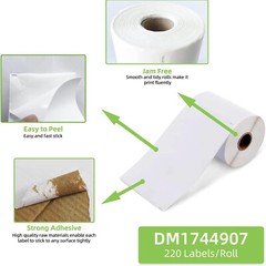 4×6″ Direct Thermal Shipping Postage Labels 220/Roll Compatible Dymo 4XL 1744907
